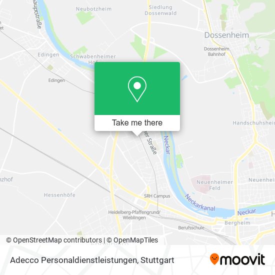 Adecco Personaldienstleistungen map