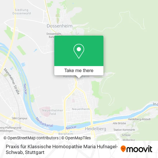 Карта Praxis für Klassische Homöopathie Maria Hufnagel-Schwab
