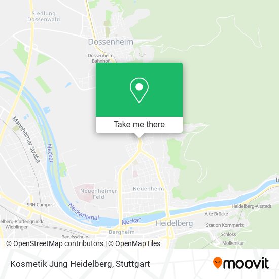 Kosmetik Jung Heidelberg map