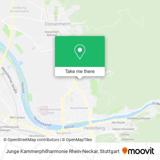 Карта Junge Kammerphilharmonie Rhein-Neckar
