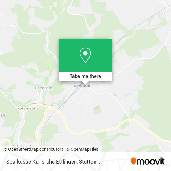 Sparkasse Karlsruhe Ettlingen map