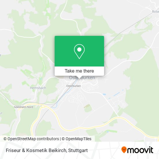 Friseur & Kosmetik Beikirch map