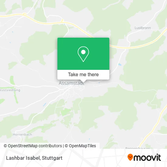 Карта Lashbar Isabel