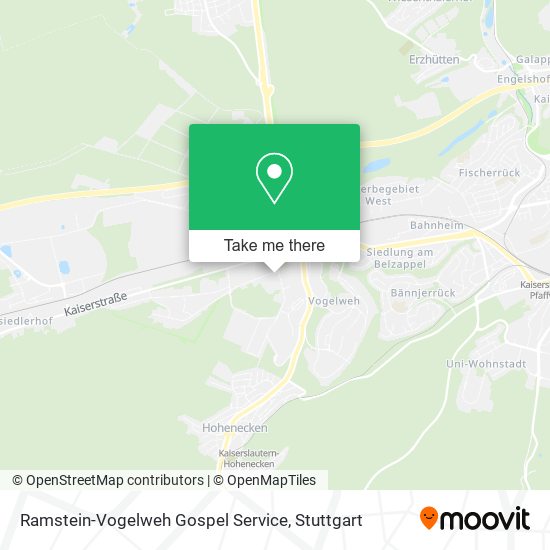 Карта Ramstein-Vogelweh Gospel Service
