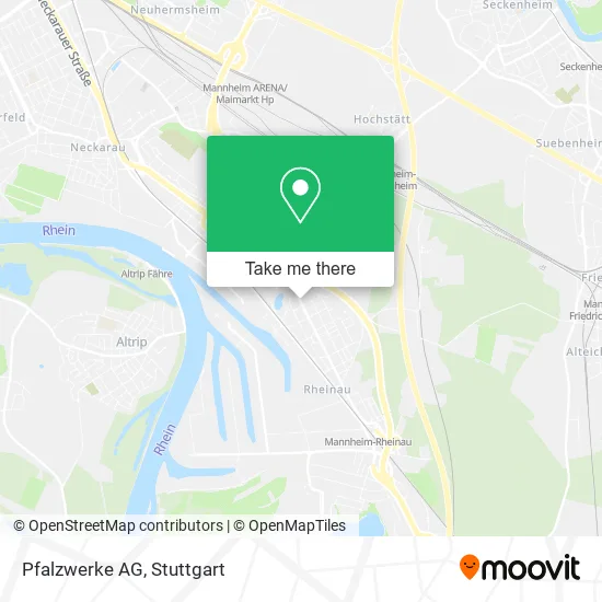 Карта Pfalzwerke AG