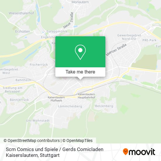 Scm Comics und Spiele / Gerds Comicladen Kaiserslautern map