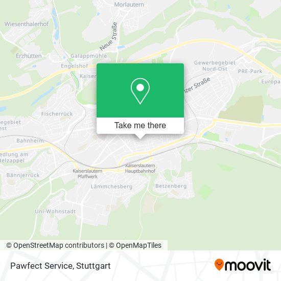 Pawfect Service map