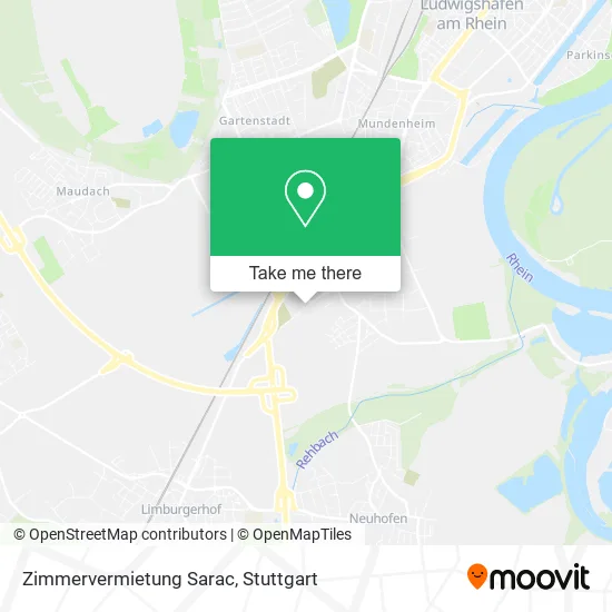 Карта Zimmervermietung Sarac