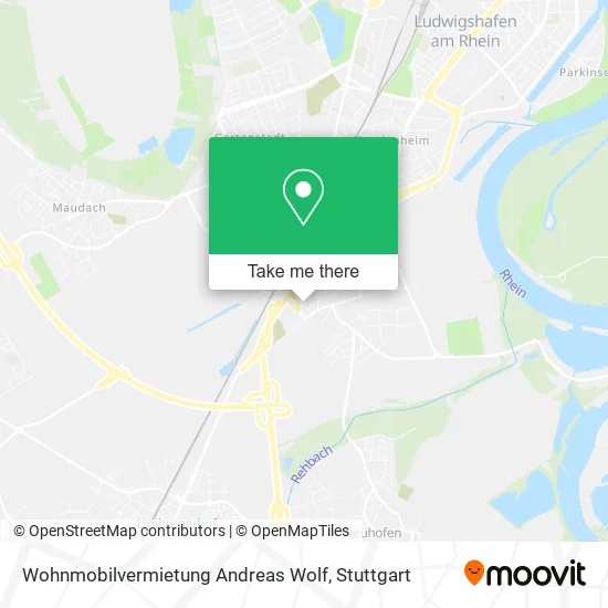 Карта Wohnmobilvermietung Andreas Wolf