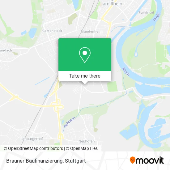 Карта Brauner Baufinanzierung