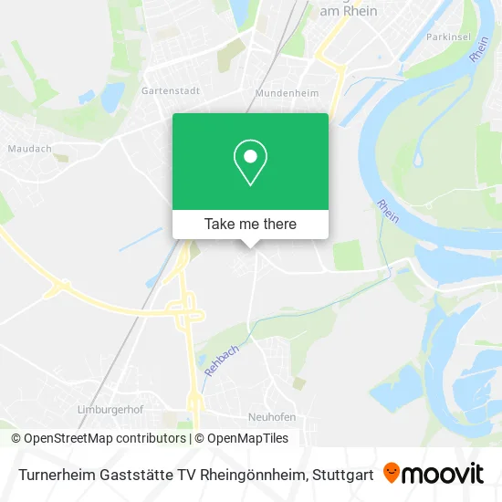 Карта Turnerheim Gaststätte TV Rheingönnheim