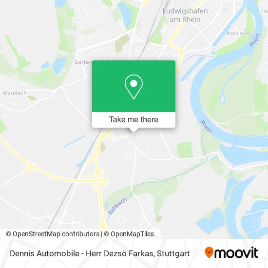 Карта Dennis Automobile - Herr Dezsö Farkas