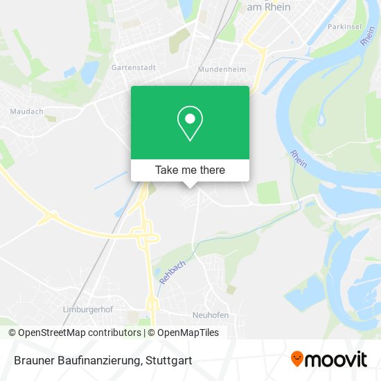 Brauner Baufinanzierung map