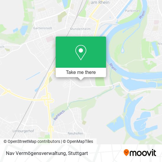 Nav Vermögensverwaltung map