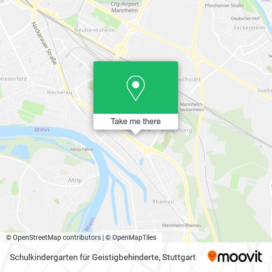 Schulkindergarten für Geistigbehinderte map