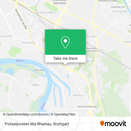 Карта Polizeiposten Ma-Rheinau