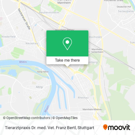 Tierarztpraxis Dr. med. Vet. Franz Bertl map