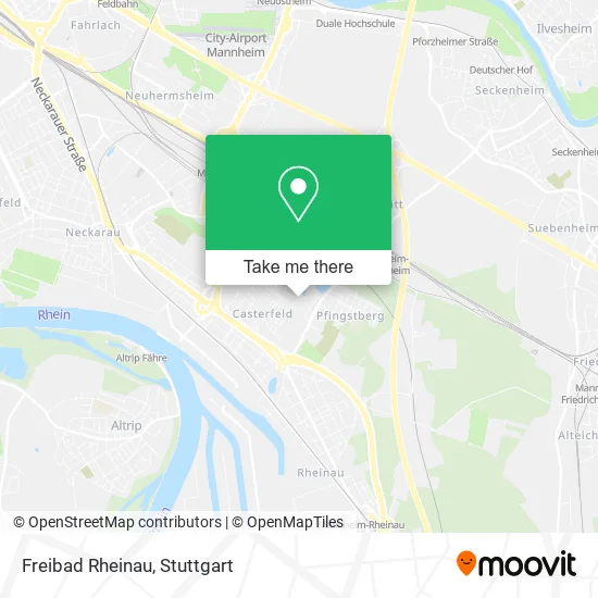 Карта Freibad Rheinau