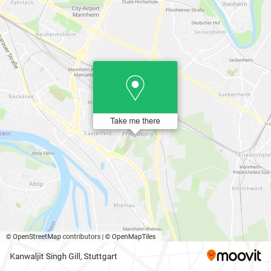Карта Kanwaljit Singh Gill