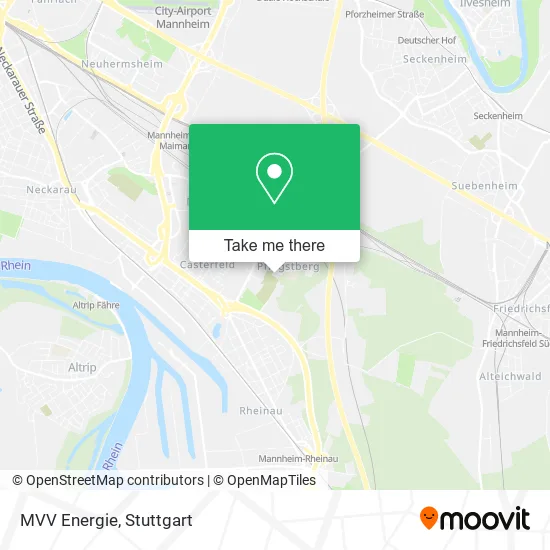 MVV Energie map