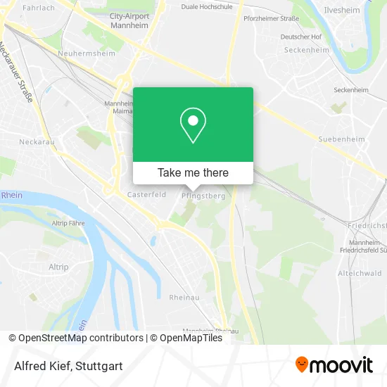 Карта Alfred Kief