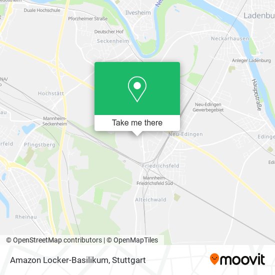 Amazon Locker-Basilikum map