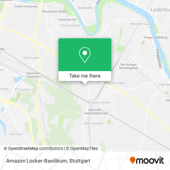 Карта Amazon Locker-Basilikum