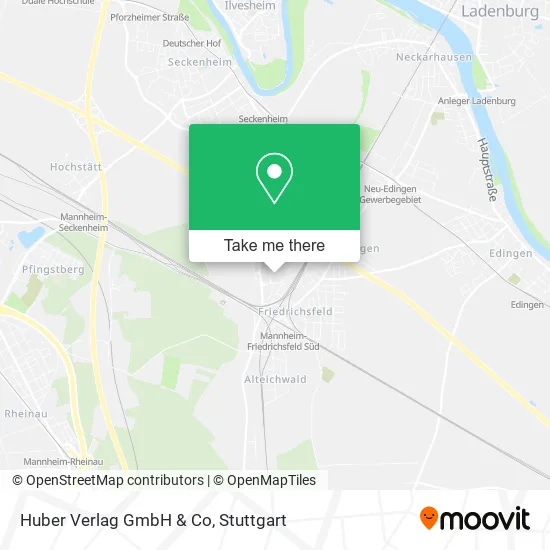 Карта Huber Verlag GmbH & Co