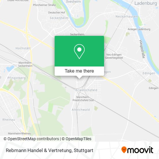 Карта Rebmann Handel & Vertretung