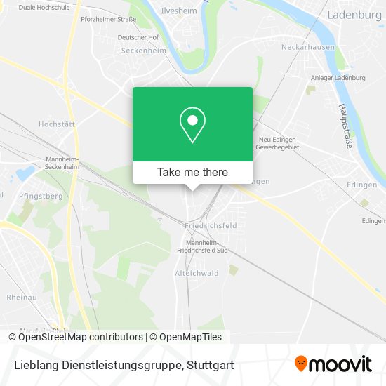 Lieblang Dienstleistungsgruppe map