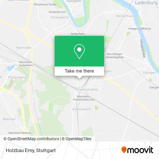 Holzbau Erny map