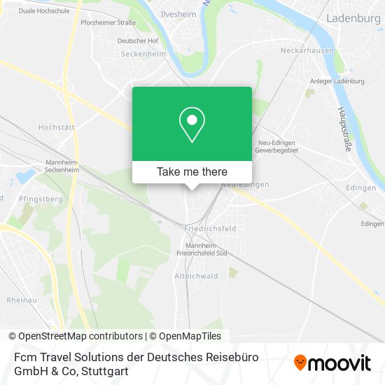 Fcm Travel Solutions der Deutsches Reisebüro GmbH & Co map