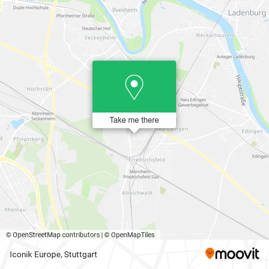 Карта Iconik Europe