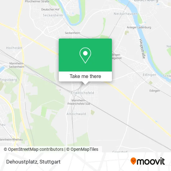 Карта Dehoustplatz