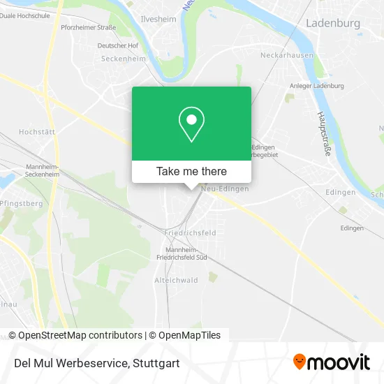 Карта Del Mul Werbeservice