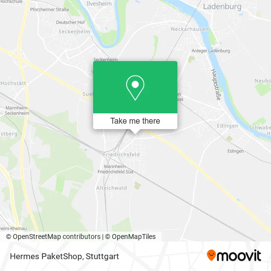 Карта Hermes PaketShop