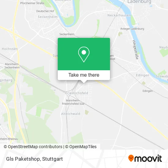 Карта Gls Paketshop