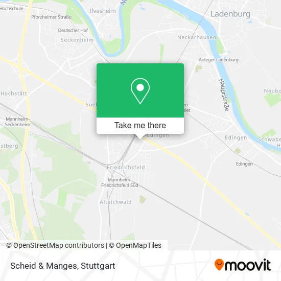 Карта Scheid & Manges