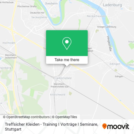 Карта Treffsicher Kleiden - Training I Vorträge I Seminare