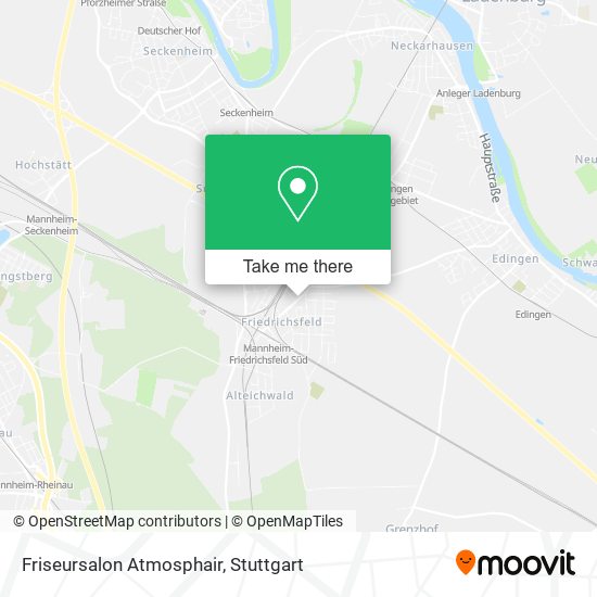 Friseursalon Atmosphair map