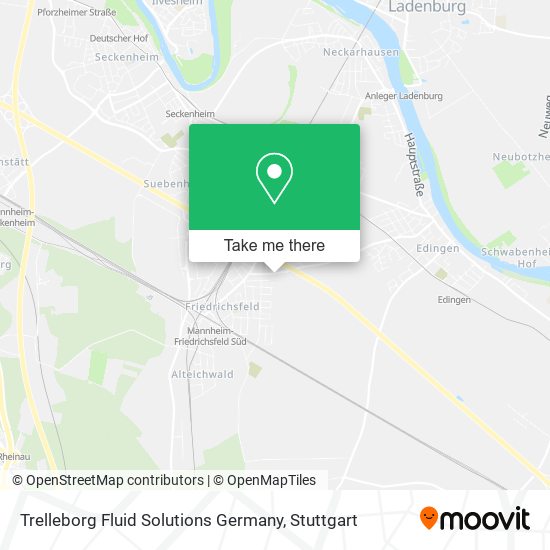 Trelleborg Fluid Solutions Germany map