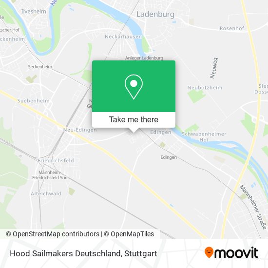 Hood Sailmakers Deutschland map