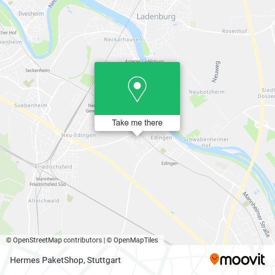 Карта Hermes PaketShop