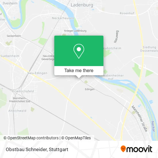 Obstbau Schneider map