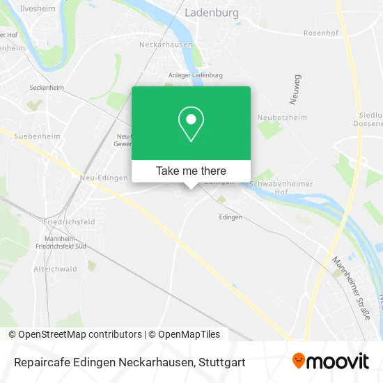 Карта Repaircafe Edingen Neckarhausen