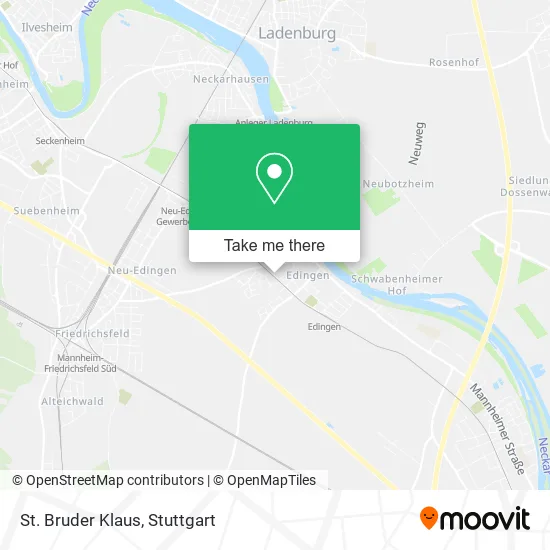 Карта St. Bruder Klaus