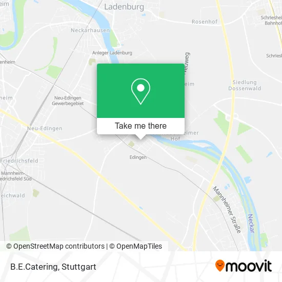 Карта B.E.Catering