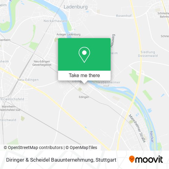Карта Diringer & Scheidel Bauunternehmung