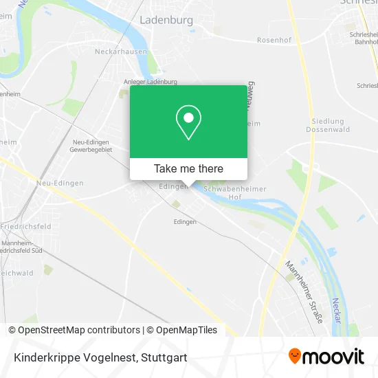 Карта Kinderkrippe Vogelnest