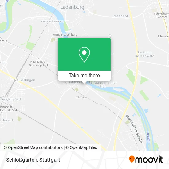 Карта Schloßgarten